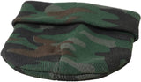 Cabirol Gorro Punto Unisex Estilo Camuflaje Verde