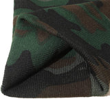 Cabirol Gorro Punto Unisex Estilo Camuflaje Verde